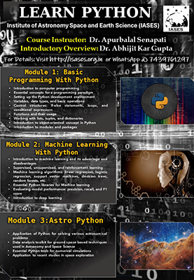 Online Course on Python Programming and Machine Learning